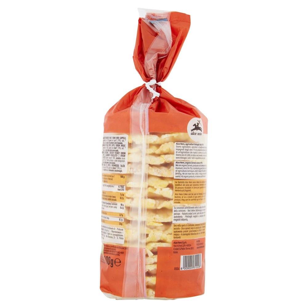 GALLETTE DI MAIS E GRANO SENATORE CAPELLI ALCE NERO G 100 - 1