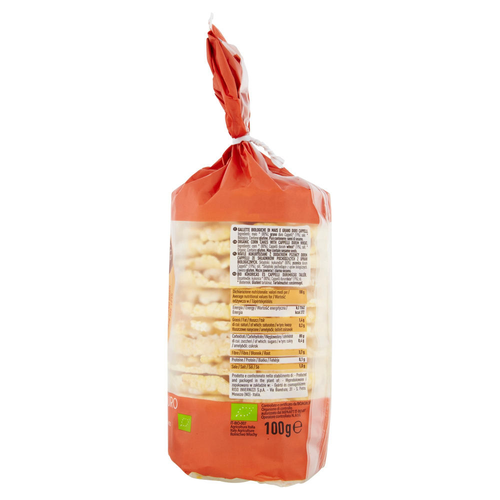 GALLETTE DI MAIS E GRANO SENATORE CAPELLI ALCE NERO G 100 - 5