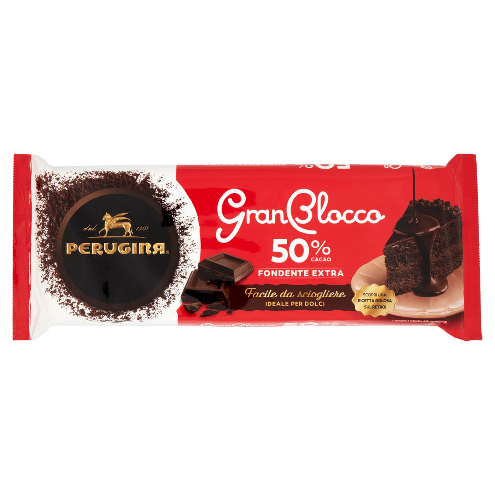 PERUGINA GRAN BLOCCO FONDENTE 50% G 500 - 0