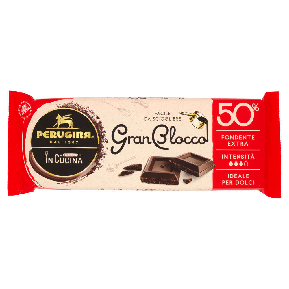 PERUGINA GRAN BLOCCO FONDENTE 50% G 500 - 2
