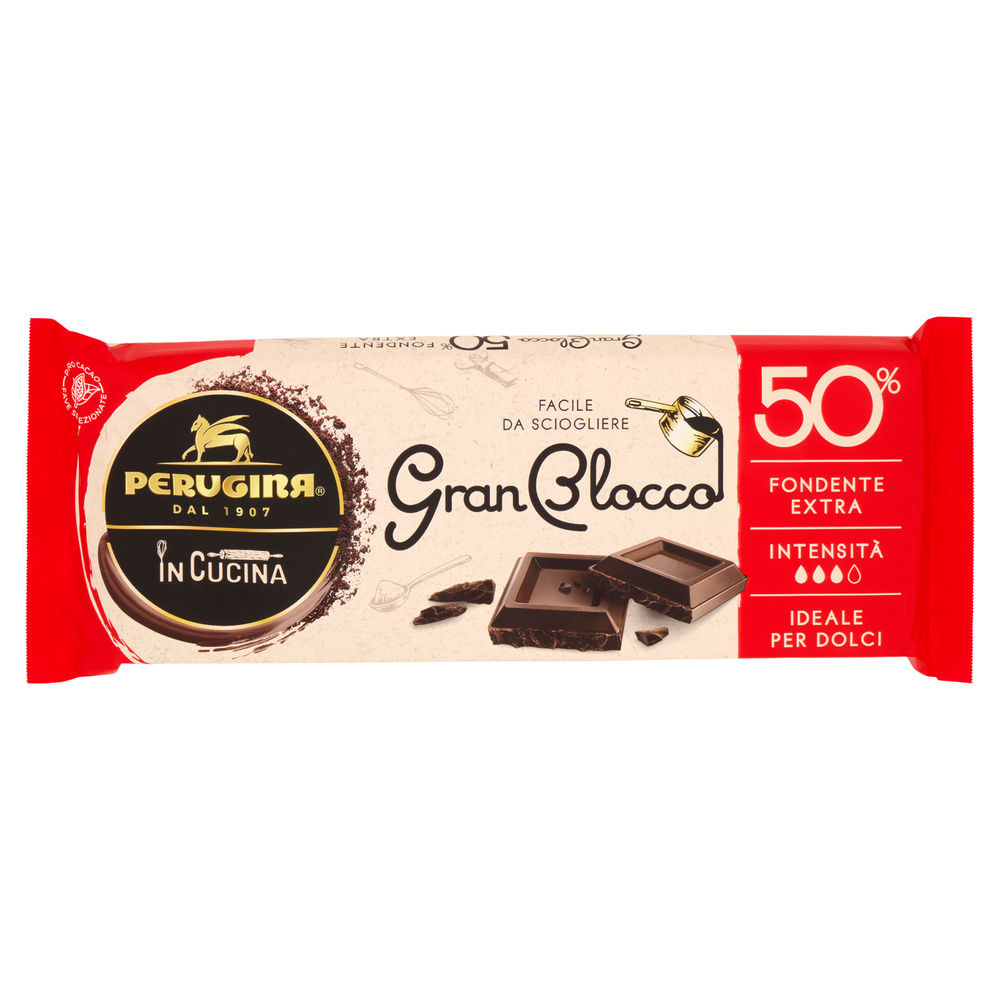 PERUGINA GRAN BLOCCO FONDENTE 50% G 500 - 7