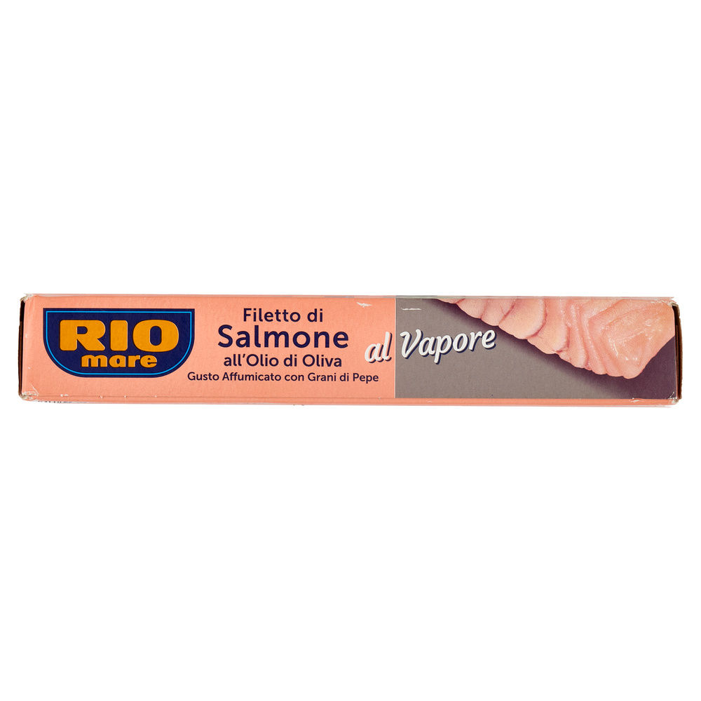 FILETTI DI SALMONE COTTI AL VAPORE AFFUMICATI RIO MARE SCATOLA G 125 - 3