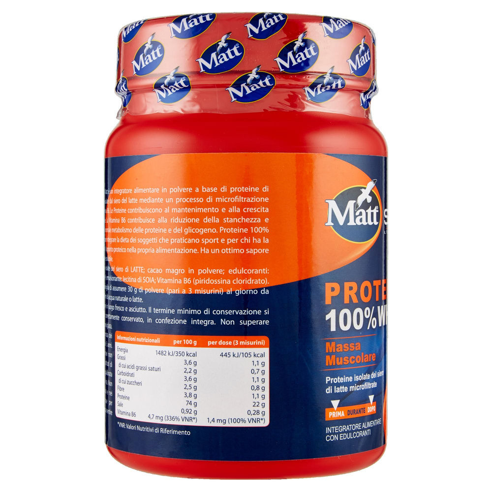 PROTEINE 100% WHEY MATT BARATTOLO G450 - 4