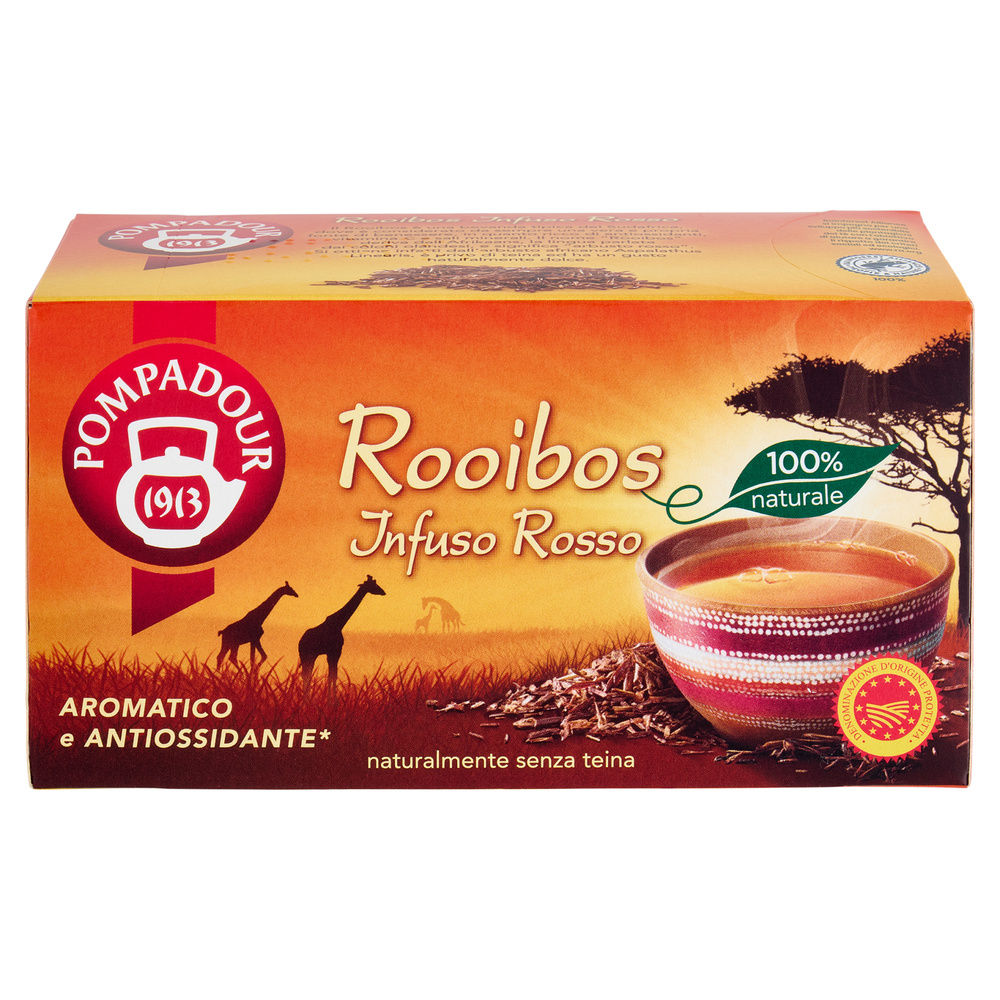 INFUSO ROSSO ROOIBOS POMPADOUR 20 BS. SCATOLA G 35 - 4