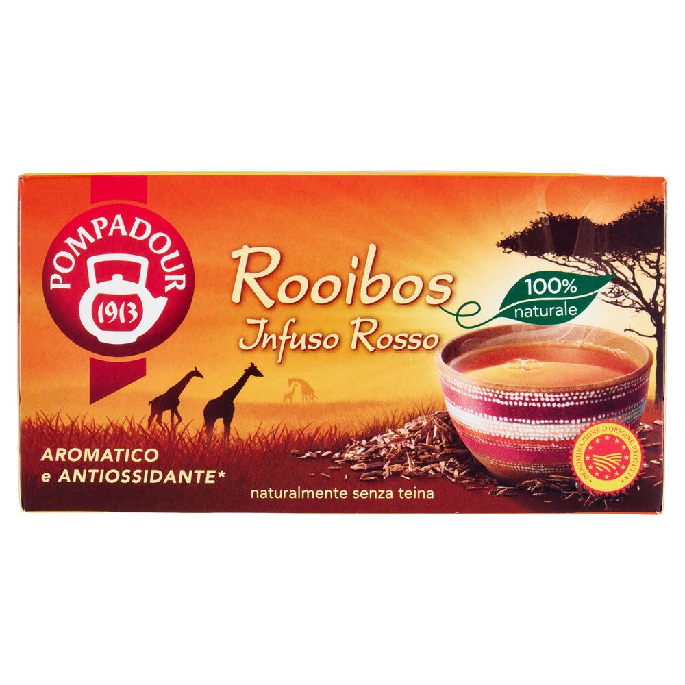 INFUSO ROSSO ROOIBOS POMPADOUR 20 BS. SCATOLA G 35 - 5