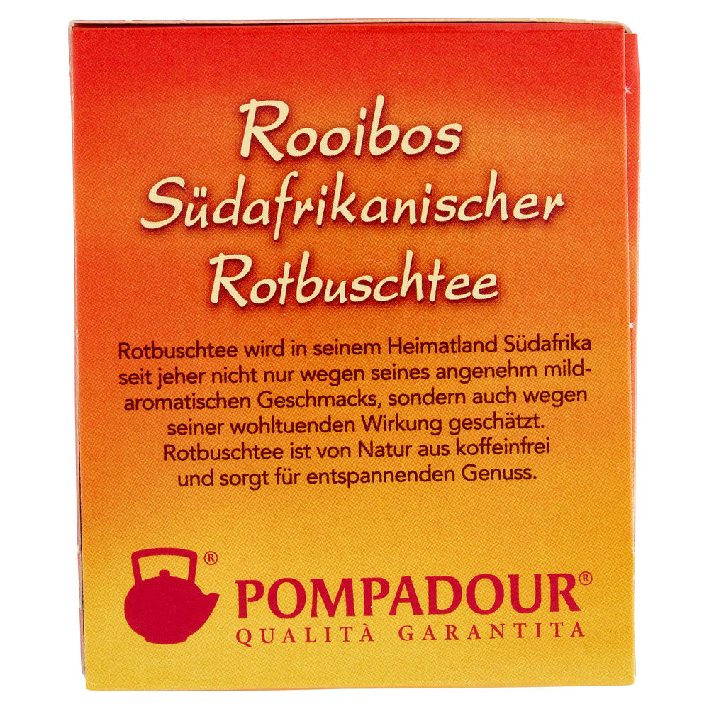 INFUSO ROSSO ROOIBOS POMPADOUR 20 BS. SCATOLA G 35 - 6