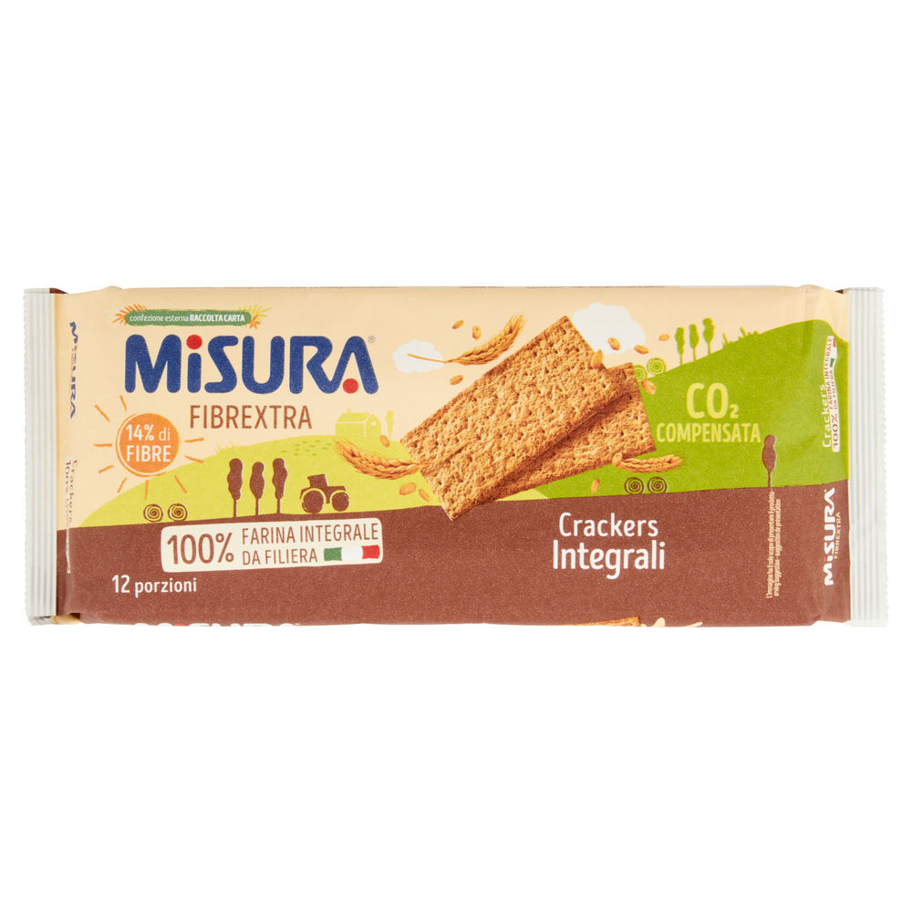 Crackers integrale fibrextra misura g 385