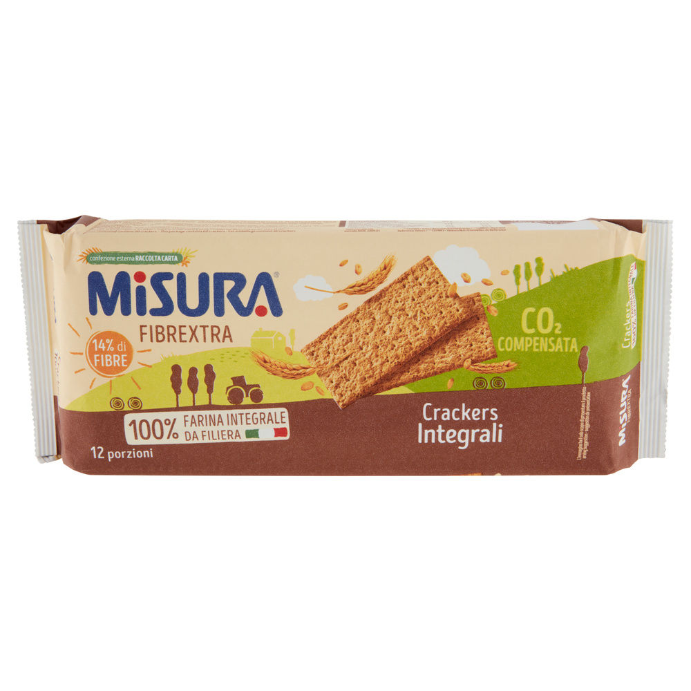 CRACKERS INTEGRALE FIBREXTRA MISURA G 385 - 5