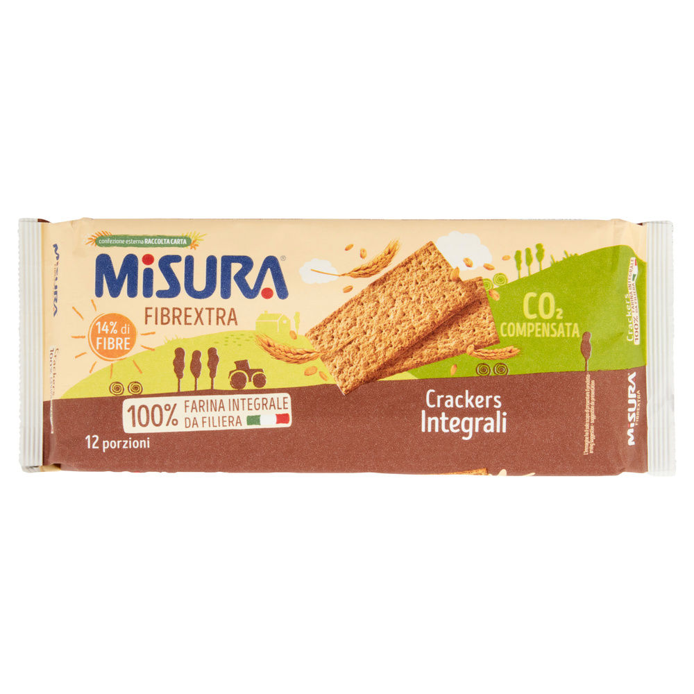 CRACKERS INTEGRALE FIBREXTRA MISURA G 385 - 7