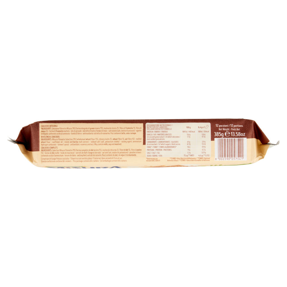 CRACKERS INTEGRALE FIBREXTRA MISURA G 385 - 3