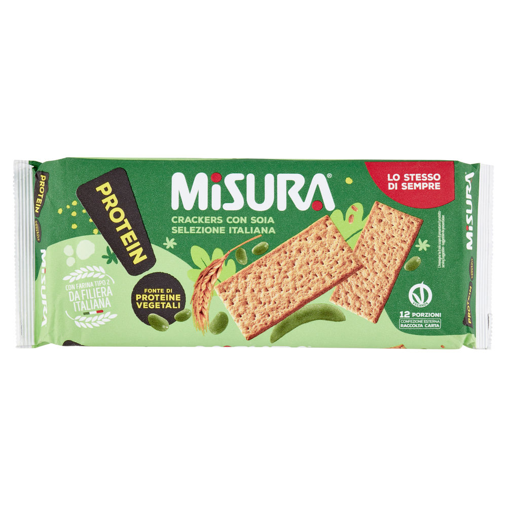 Crackers soia natura ricca misura g 400