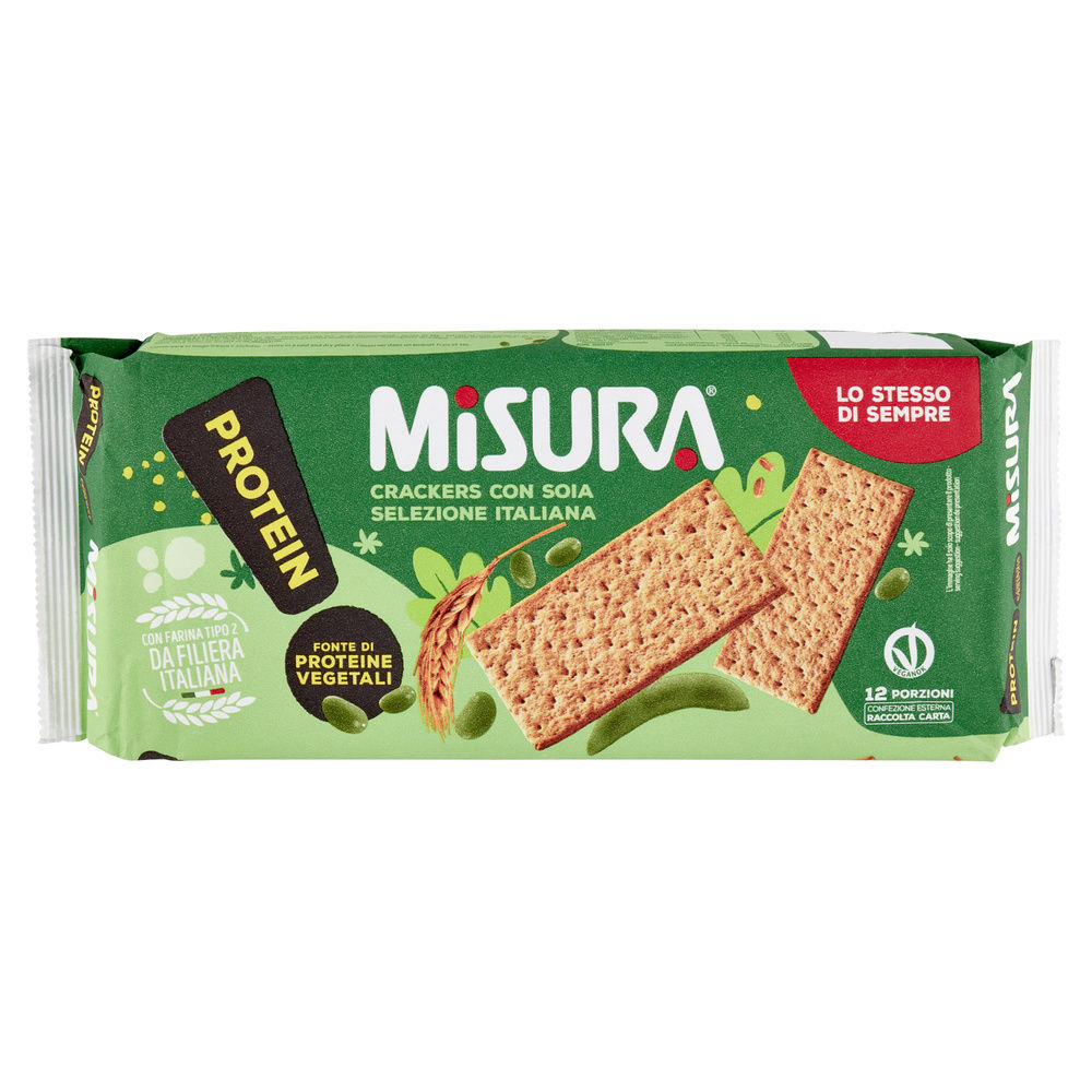 CRACKERS SOIA NATURA RICCA MISURA G 400 - 2