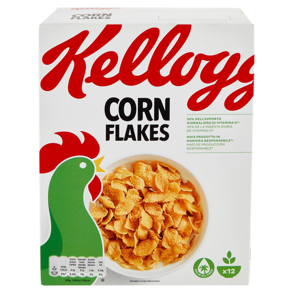 CORN FLAKES KELLOGG'S SCATOLA G 375 - 4