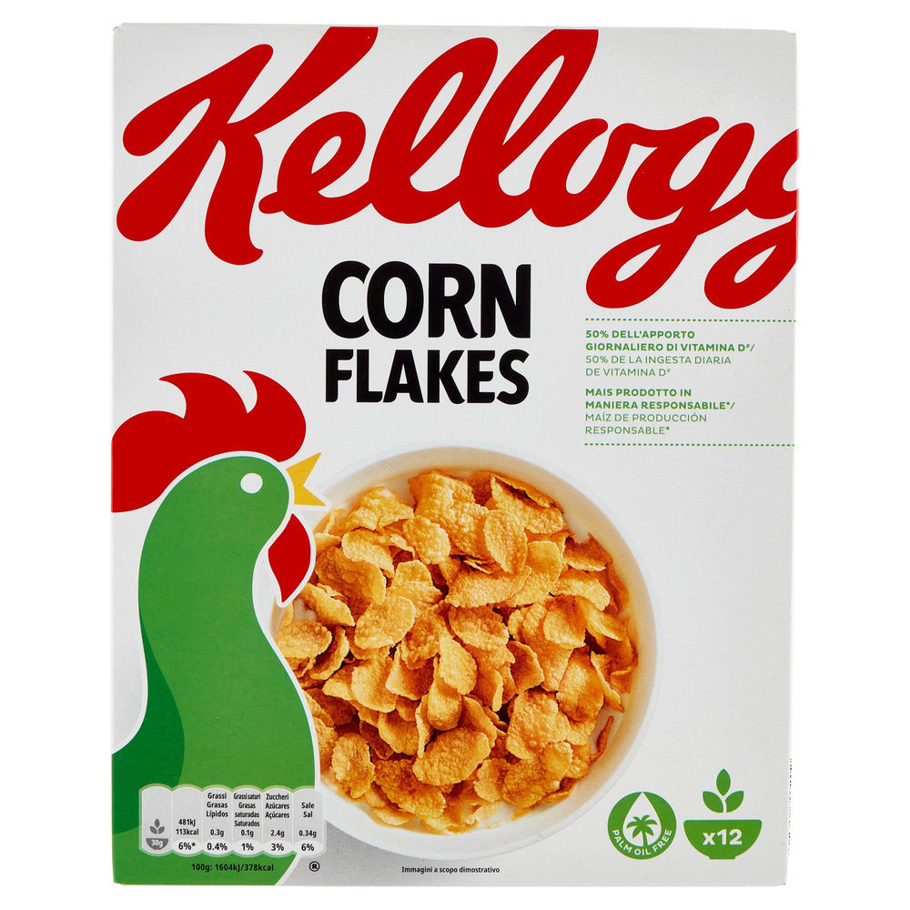 CORN FLAKES KELLOGG'S SCATOLA G 375 - 5