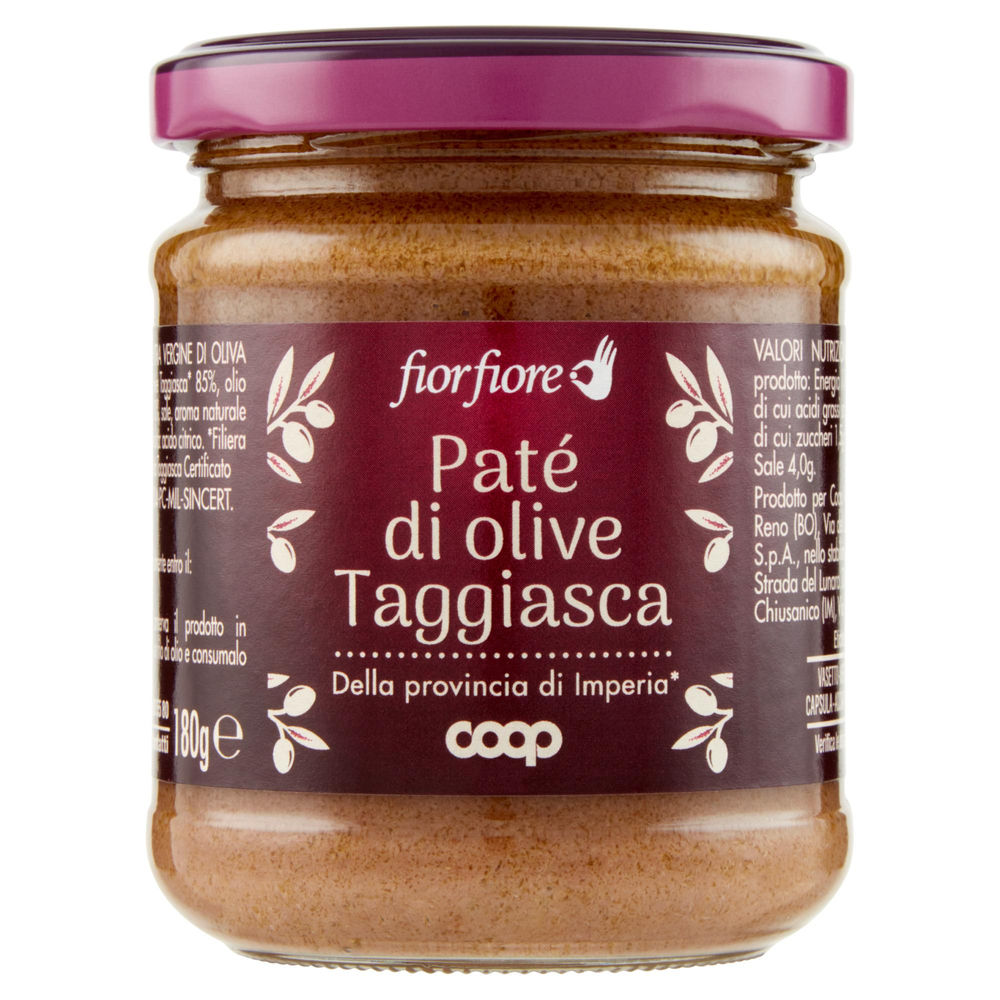 PATE' DI OLIVE TAGGIASCA FIOR FIORE COOP VV G 180 - 1