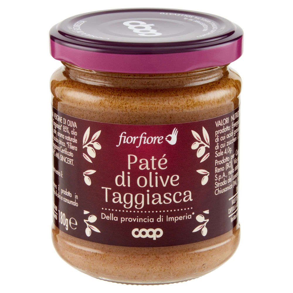 PATE' DI OLIVE TAGGIASCA FIOR FIORE COOP VV G 180 - 5