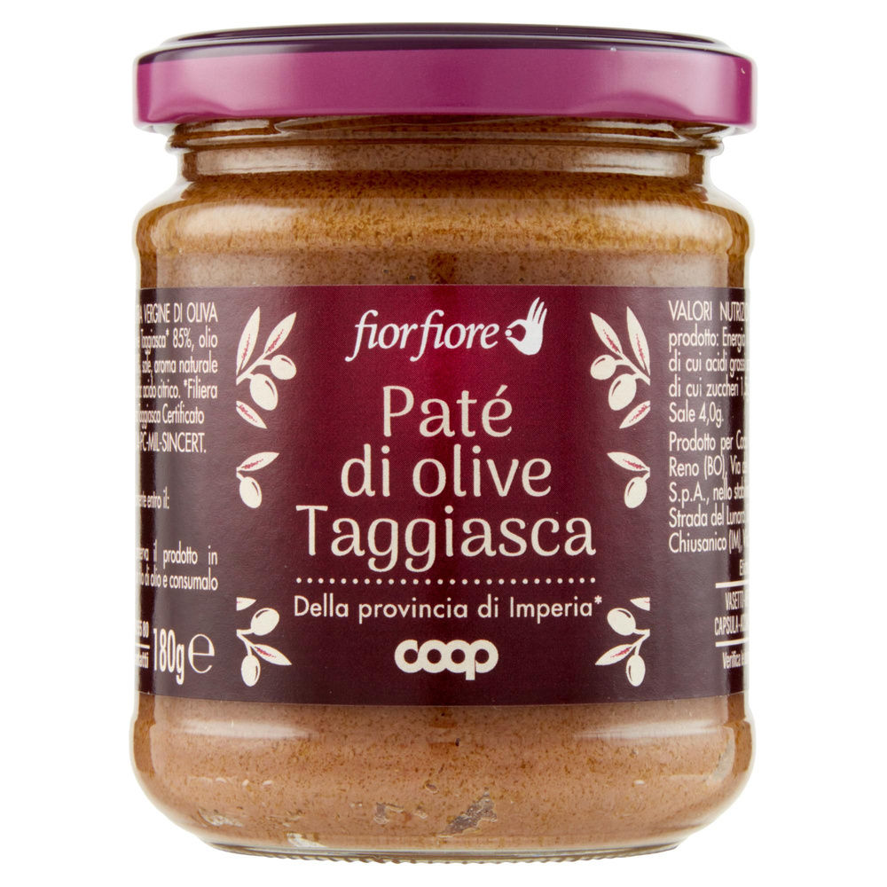 PATE' DI OLIVE TAGGIASCA FIOR FIORE COOP VV G 180 - 6