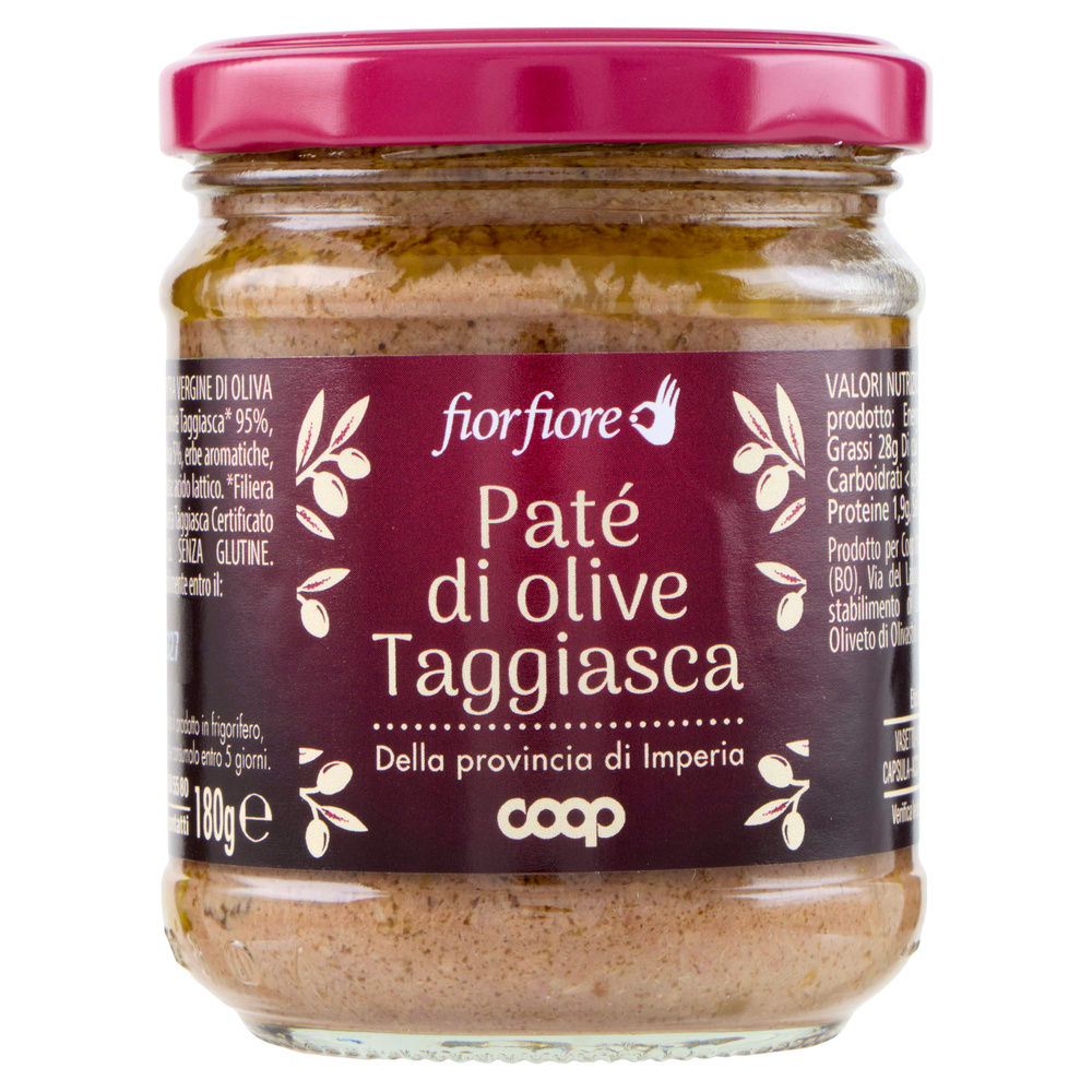 PATE' DI OLIVE TAGGIASCA FIOR FIORE COOP  G 180 - 18