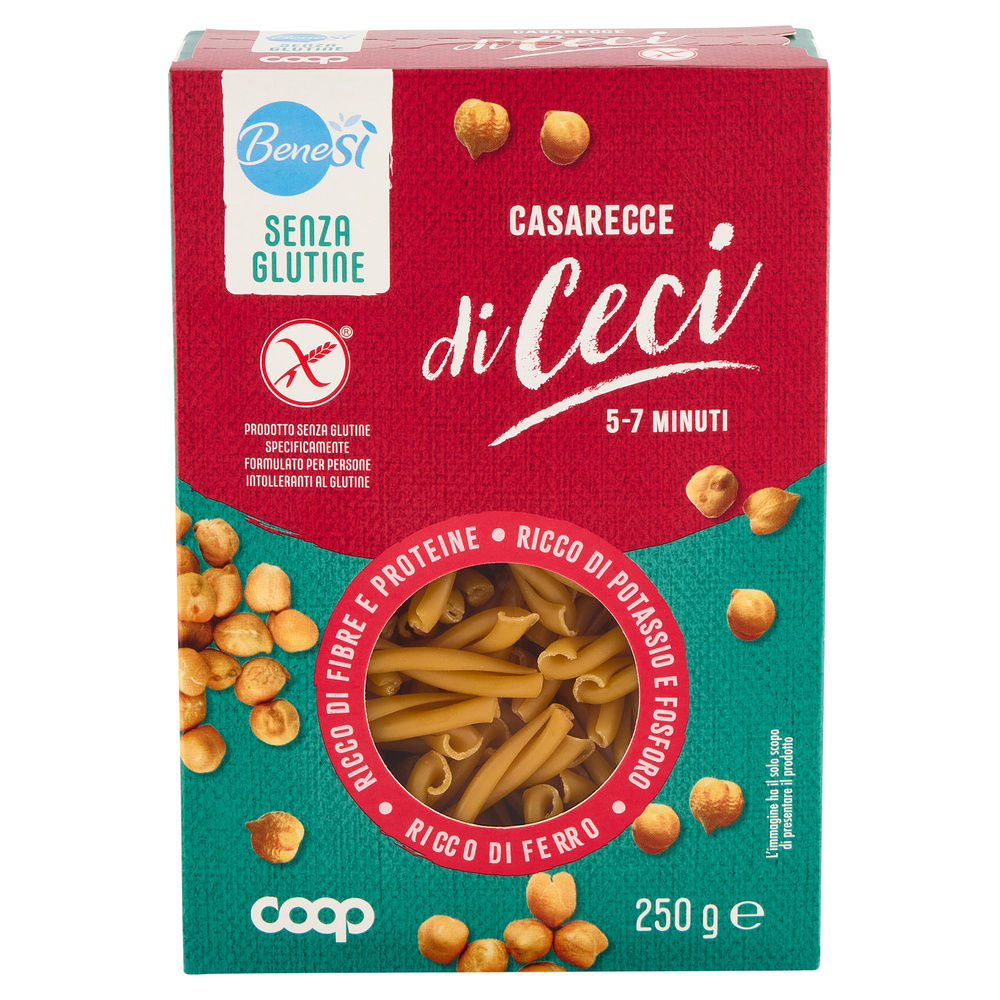 CASARECCE DI CECI SENZA GLUTINE BENESI' COOP 250G - 5