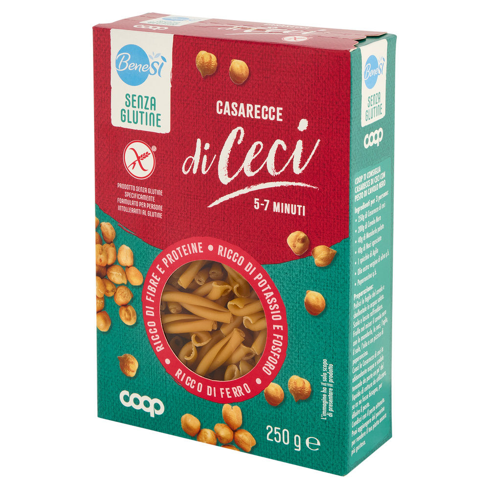 CASARECCE DI CECI SENZA GLUTINE BENESI' COOP 250G - 6