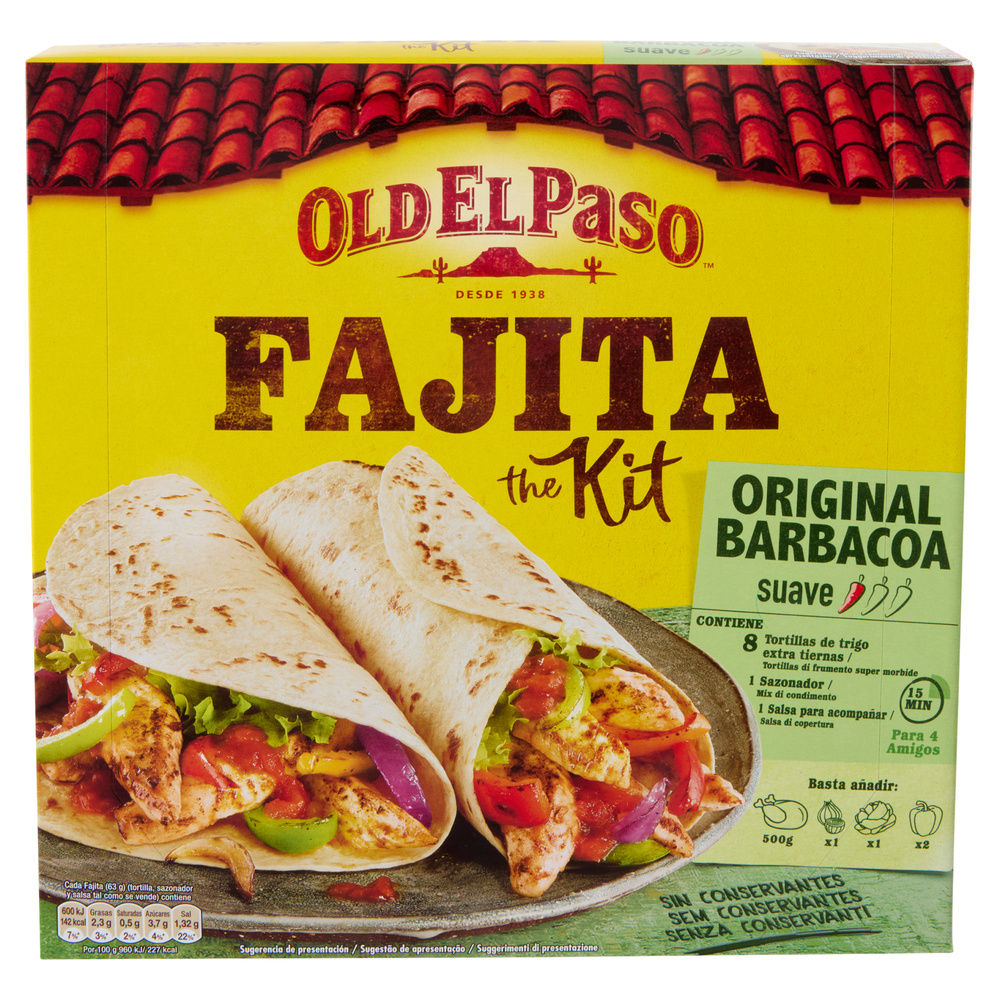 FAJITA KIT SCATOLA G  500 - 6