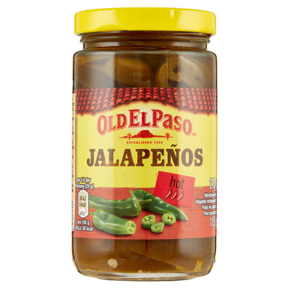 PEPERONCINI MESSICANI JALAPENOS OSCAR78 G215 SGOCCIOLATO G 115 - 4