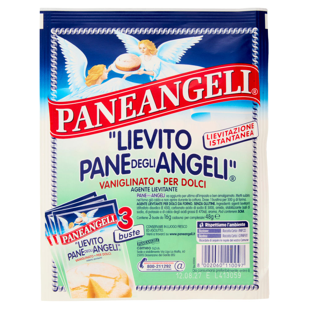 LIEVITO VANIGLIATO PANEANGELI CAMEO X 3 BS. G 48 - 1