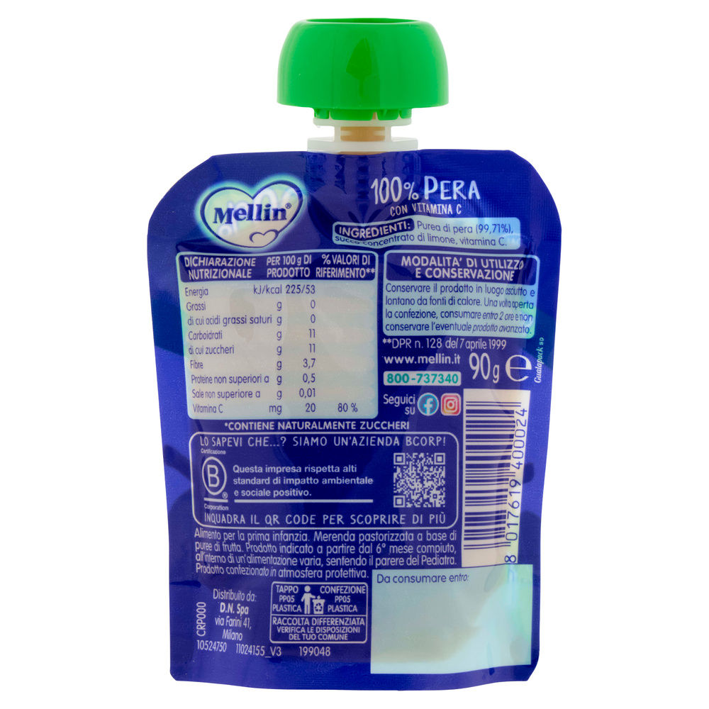 POUCH PERA MELLIN CARTONE G 90 - 12