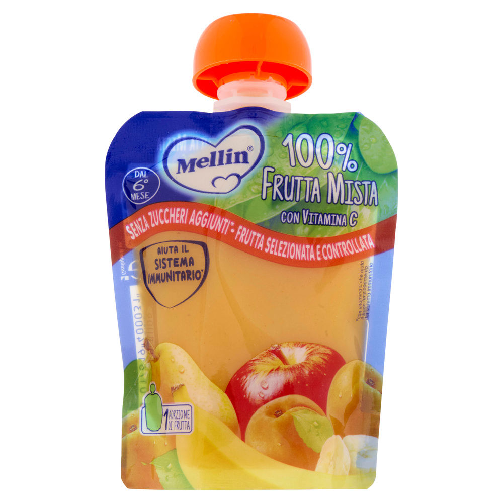 POUCH FRUTTA MISTA MELLIN CARTONE G 90 - 14