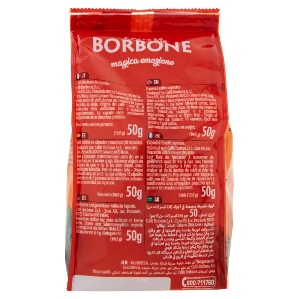 CAPSULE NOBILE 10 CPS C.NESPRE BORBONE SACCHETTO 50GR - 1