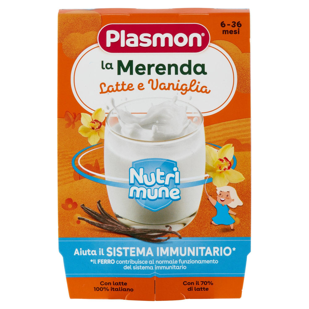 MERENDA PLASMON LATTE VANIGLIA G 120X2 - 3