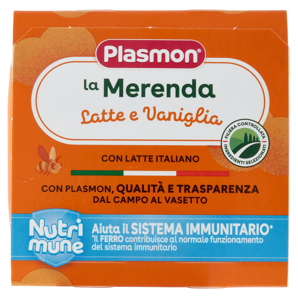 MERENDA PLASMON LATTE VANIGLIA G 120X2 - 6