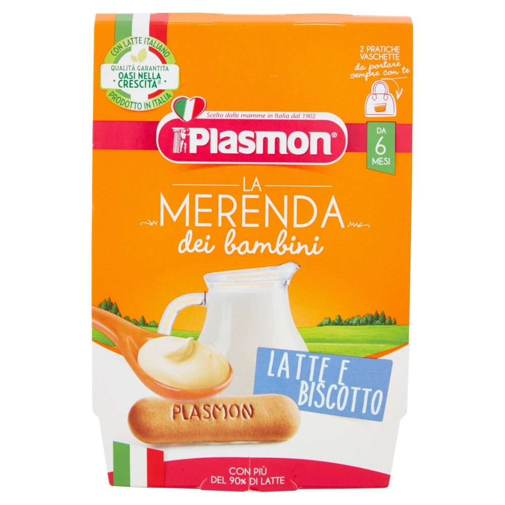 MERENDA PLASMON LATTE BISCOTTO G 120X2 - 3