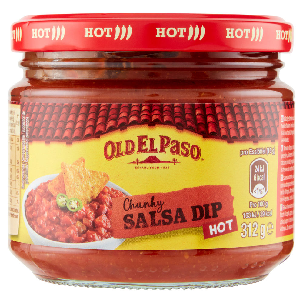 Salsa messicana dip hot old el paso 312g