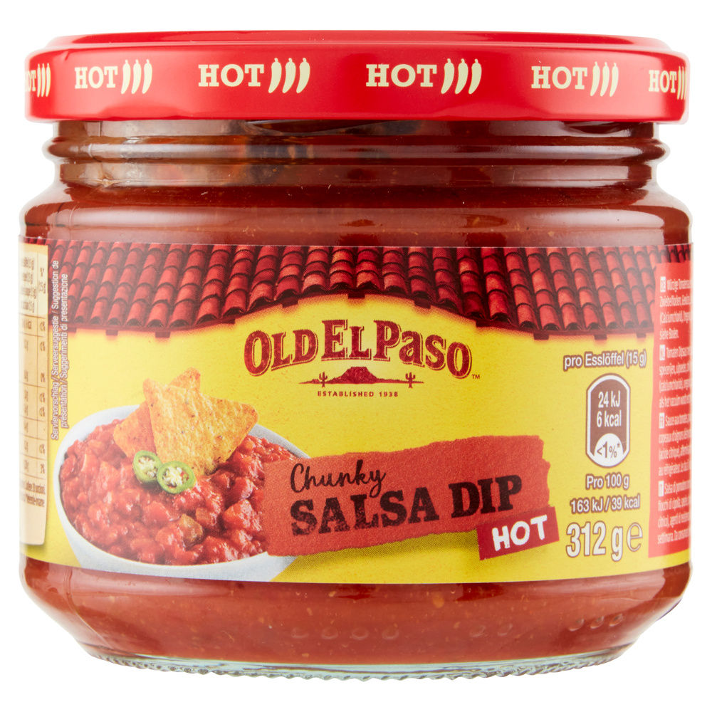 SALSA MESSICANA DIP HOT OLD EL PASO 312G - 2