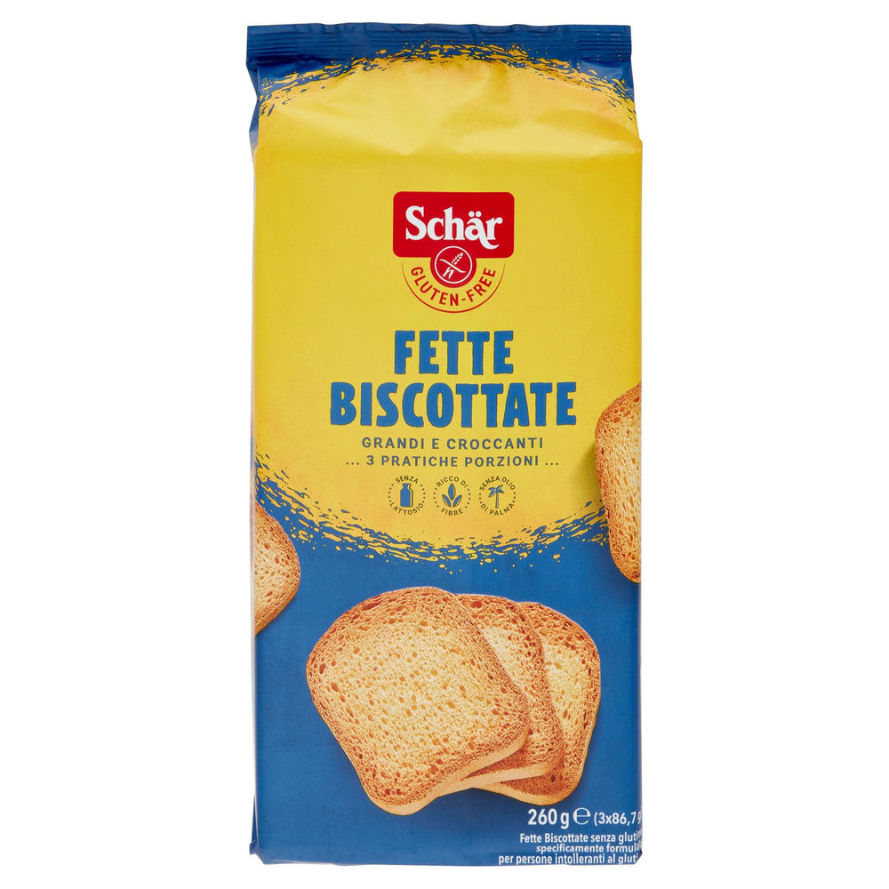 FETTE BISCOTTATE SENZA GLUTINE SCHAR FLOW PACK G 260 - 3