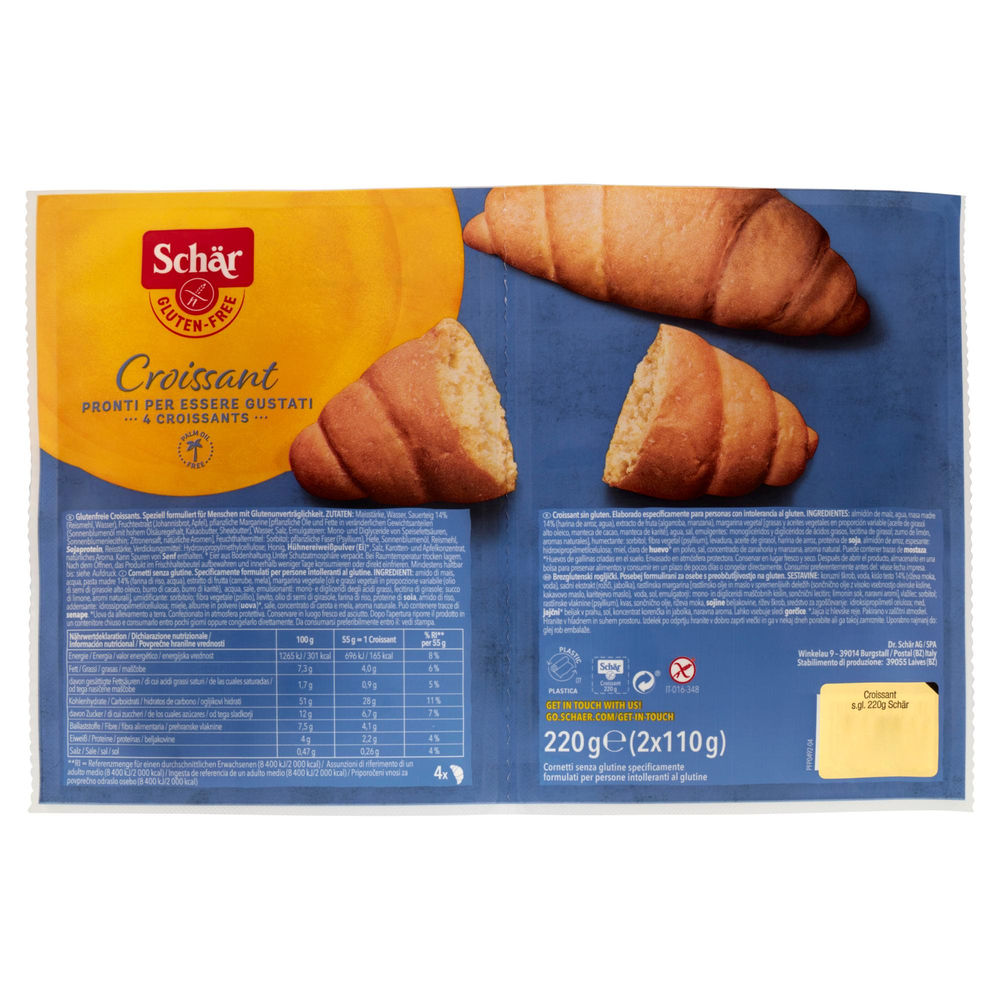 CROISSANT SCHÄR SENZA GLUTINE G 220 - 0