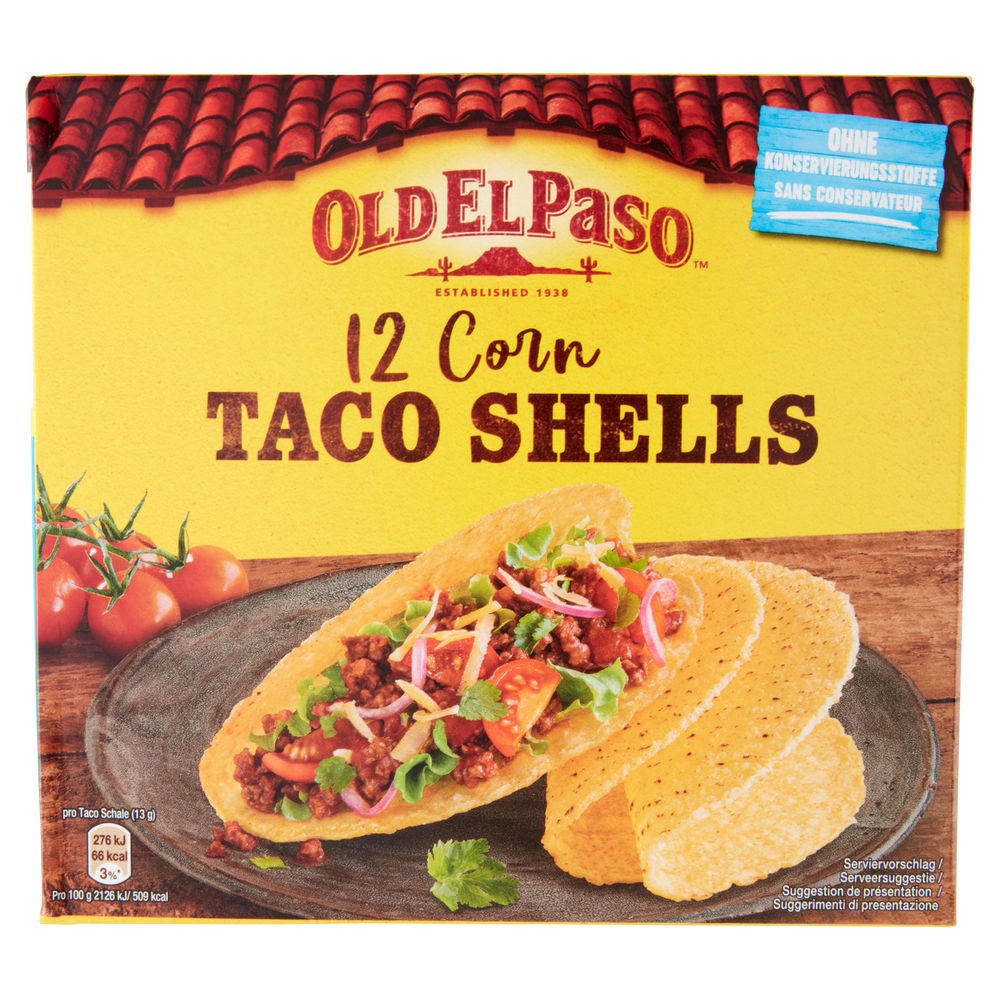 12 TACO SHELLS OLD EL PASO G156 - 0