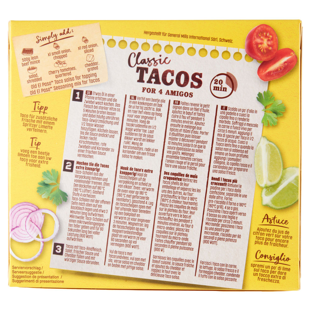 12 TACO SHELLS OLD EL PASO G156 - 1