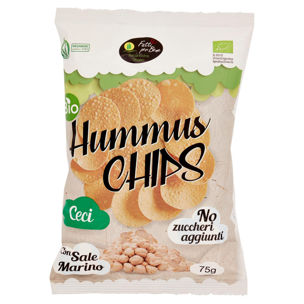 CHIPS DI CECI HUMMUS TERRA NOSTRA VEGAN 75G - 3