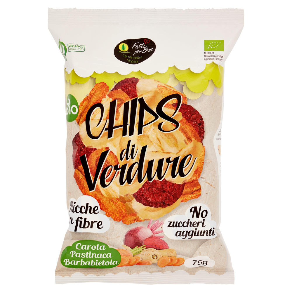 CHIPS DI VERDURE TERRA NOSTRA VEGAN 75G - 5