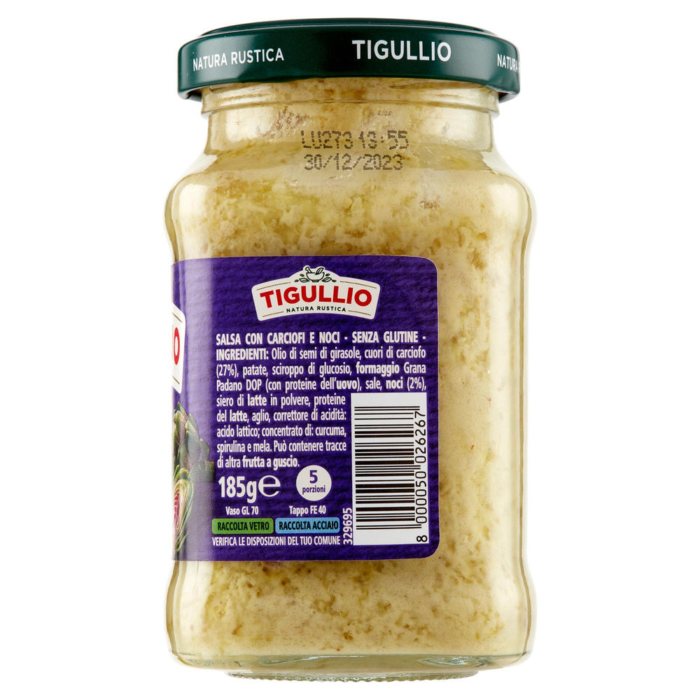 PESTO TIGULLIO CARCIOFI E NOCI STAR BARATTOLO G 185 - 5