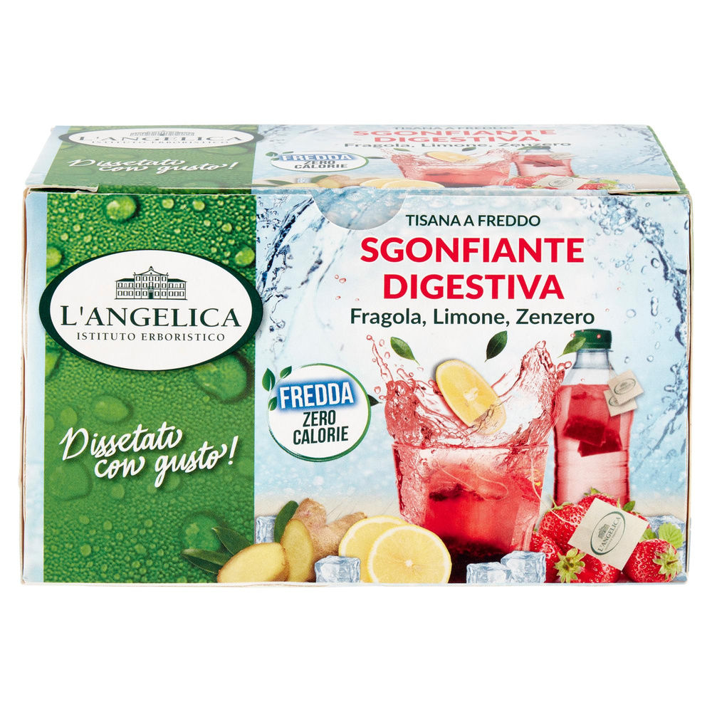 TISANA FREDDA SGONFIANTE DIGESTIVA L'ANGELICA SCATOLA 18FILTRI G 39,6 - 2