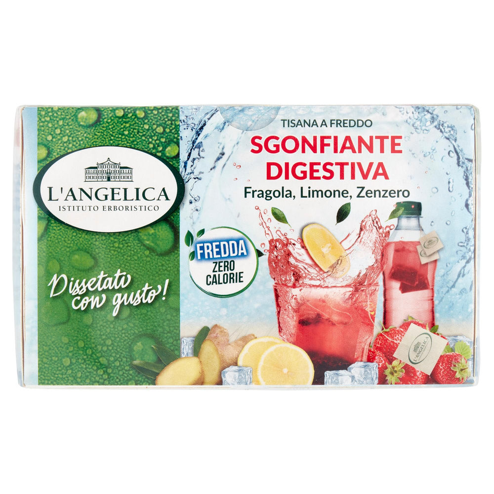TISANA FREDDA SGONFIANTE DIGESTIVA L'ANGELICA SCATOLA 18FILTRI G 39,6 - 4