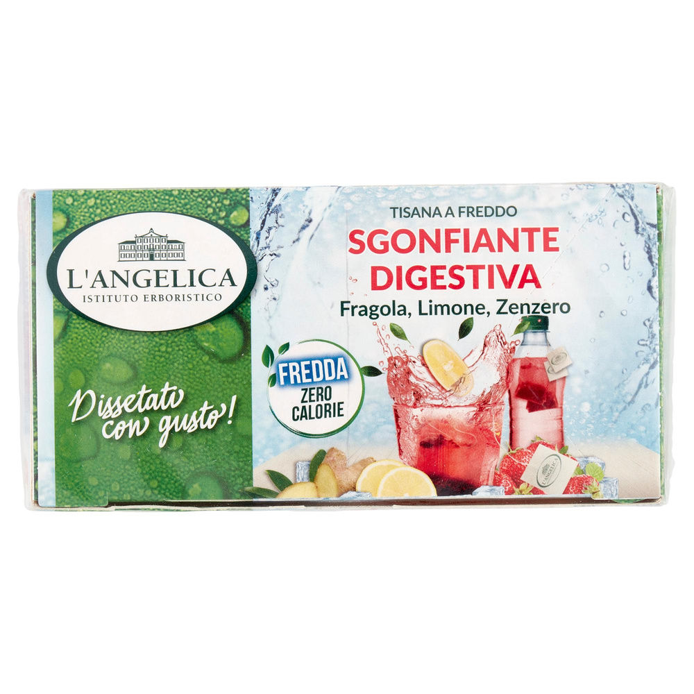 TISANA FREDDA SGONFIANTE DIGESTIVA L'ANGELICA SCATOLA 18FILTRI G 39,6 - 7