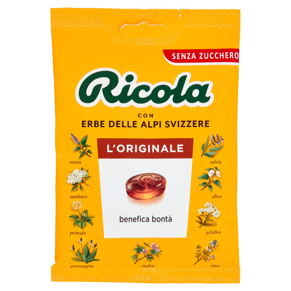 CARAMELLE ERBE BALSAMICHE S/ZUCCHERO RICOLA BUSTA G 70 - 2