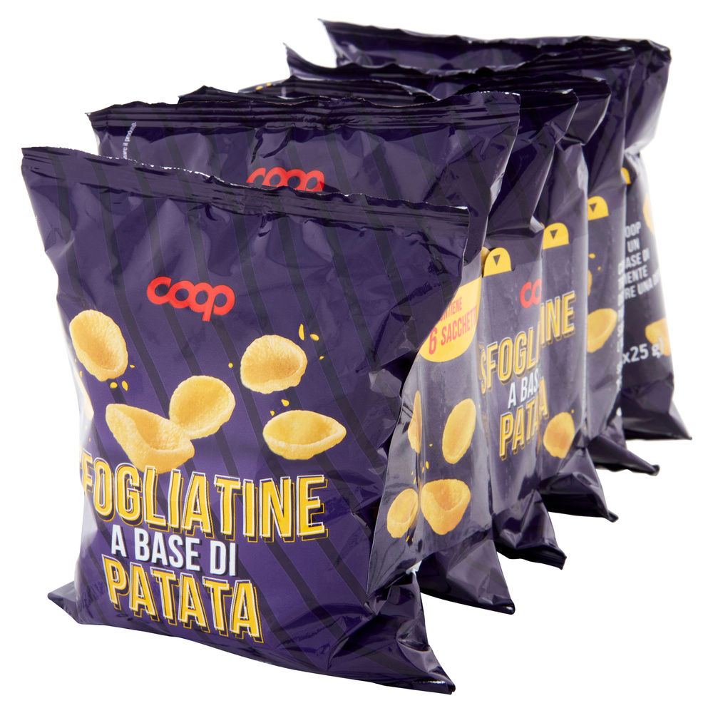 SFOGLIATINE DI PATATE COOP MULTIPACK  PZ.6 G 150 NO PALMA - 8