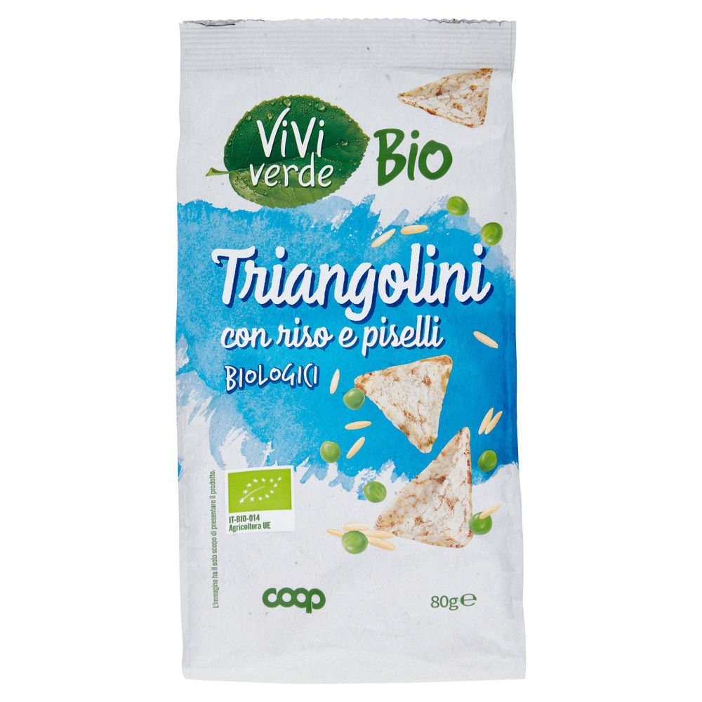 TRIANGOLINI BIO VIVI VERDE COOP DI RISO CON PISELLI SACCHETTO G 80 - 3