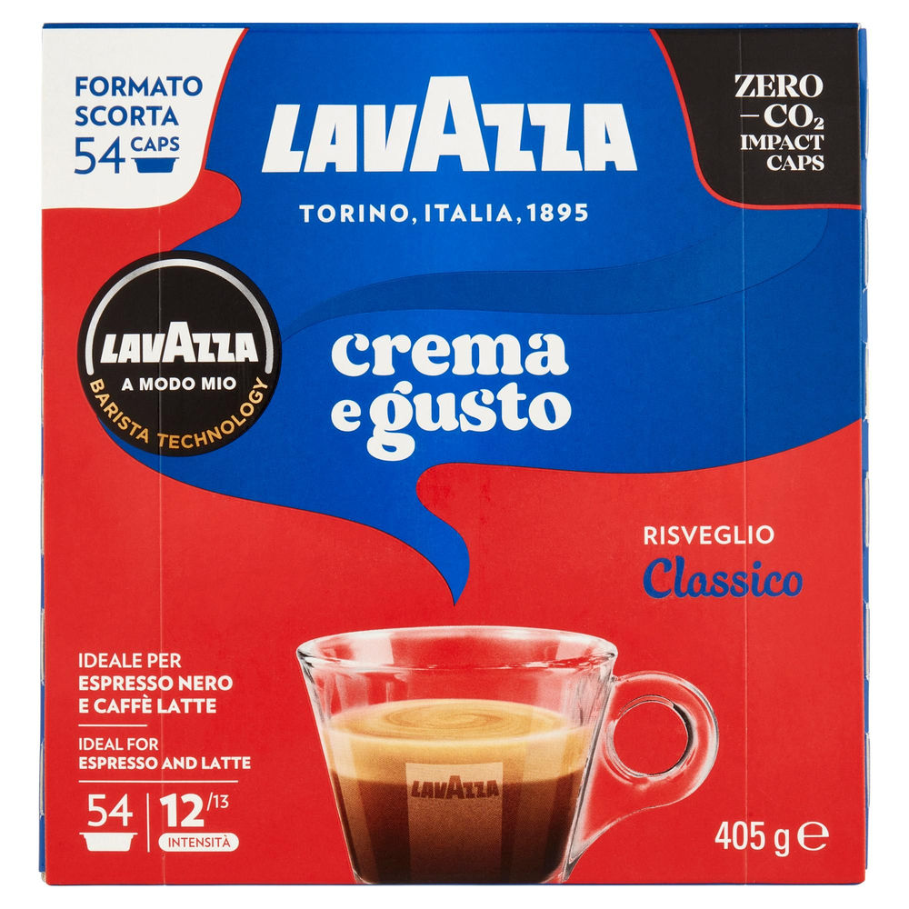 CAFFÈ CREMA E GUSTO A MODO MIO LAVAZZA 54CAPS G 405 - 0