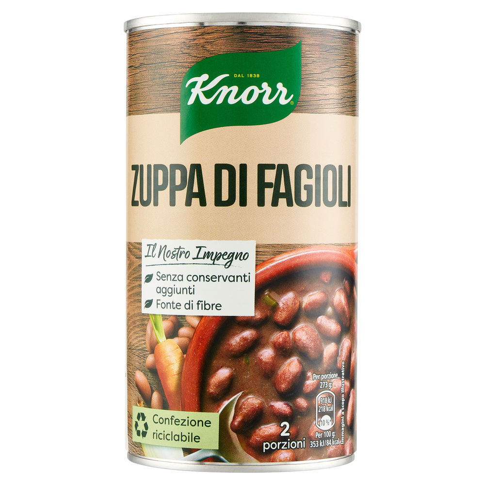 ZUPPA DI FAGIOLI KNORR LATTINA G 545 - 0